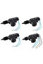 12V Universal Remote Control Entry System Car Central Control Lock with 4 Door Lock Actuators Key... - 5