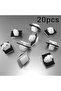 20Pcs Nylon Moulding Clips Rocker Panel Retainer With Sealer For Hyundai 87756-2E000 Car Snap Wit... - 8