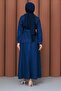 Sleeve Elastic Hooded Thin Fabric Jeans Women's Suit - 7