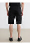 Lcwaikiki classic black standard fit men's shorts - 4