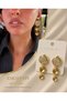 Lunéa Crystal Drop Earrings 💫 – Premium Gold Edition