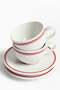 2-pack cappuccino cup and saucer - 4