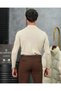 Slimfit Molded Cotton Knitwear Half Fisherman Knitwear Sweater - 6