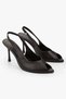 Women's Auro Brown Leather Heeled Shoes