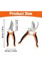 Silk Route - Pruning Shears - Curved Blade Gardening Hand Pruner for Efficient Plant Pruning, Secateurs - 7