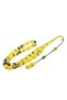 Ayhan Turan Made Capsule Cut Yellow Black Crimped Amber Prayer Beads - 3