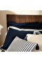 Laurel Bamboo Double Duvet Cover Set 200X220 cm Marin Blue/Soft Blue - 4