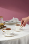 Bellamore 2-Person Heart Detailed Coffee Cup 80 ml - 7