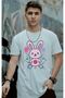 Unisex Oversize 24/1 Combed Cotton Dtf Printed T-Shirt - Dtf170 - 3