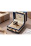 Bronze Vintage Women's Ring Authentic Copper Jewelry Margazite Worked Interlocking Heart Model Adjustable - 3