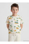 Crew Neck Printed Boys' T-Shirt