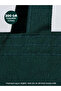 Gabardine Cloth Bag Green 200Gr-35X40 cm - 4