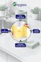 Roll of 20 Microfiber Cleaning Cloths 25X25 cm – Disposable, Washable, Reusable – Yellow - 2