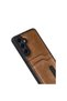 Samsung galaxy a17 5g leather case with card holder - tan - 3