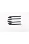 Door Handle Decorative Covering Mat Carbon Compatible with Tesla Model Y Legacy and Juniper - 3