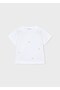 Girl's Knitted Detailed Tshirt White - 2