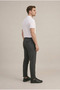 Men's Anthracite Slim Fit Elastic Waist Lace-Up Jogger Pants - 4
