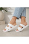 Women's Daily Comfortable Velcro Slippers – Orthopedic Sole Lightweight Comfortable Summer Slippers - 2