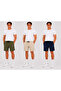 3-Pack Unisex Summer Comfortable Basic Shorts