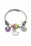 Mixed Figure Charm Bracelet – Stainless Steel Women's Bracelet - 3