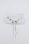 Glb-Stl41414 Multiple Set Earrings - Silver - 2
