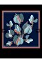 Floral Pattern 100% Twill Silk Scarf - 2