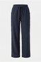 Women's Wide Leg Elastic Waist 100% Cotton Muslin Palazzo Trousers