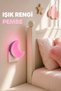 Half Moon Night Light with On/Off Button Corridor Hall Light Sleep Light Pink K6975 - 3