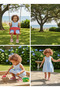 Girl's Powder Double Buckle Sandals Summer Daily Comfortable Non-Slip Lightweight Children's Slippers - 5