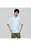 Men Relaxed Cotton Interlock Button Shirt