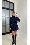 Basic Turtleneck Sweater and Mini Skirt Set - Top and Bottom Knitwear Set