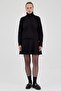 Stylish Design Premium Textured High-Neck Sweater and Pleated Mini Skirt Two-Piece Combination Set - 3