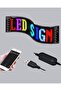 لوحة LED RGB - شاشة ذكية مع مدخل طاقة USB وعرض GIF وعرض النصوص - 4