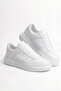 Zrc087 Premium Lace-Up Casual Men's Sneaker White