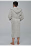 Men's Hooded Plaid Bamboo Cotton Soft Absorbent Luxury Bathrobe - 4