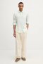 Napa Linen Regular Fit Men's Green Shirt M6Gh59W1827-F8Kp - 2
