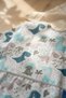 Rexy Dinosaur Patterned Liquid-Proof Long Sleeve Baby Bib - Blw Compatible, with Pockets and Stain-Resistant Baby Bib - 3