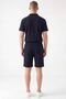 Troy Polo Collar Half Zipper Summer Men's Shorts Set - 4