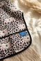 Baveta Liquid-Proof Long-Sleeved Baby Bib - Leopard Pattern, Pocketed and Stain-Resistant Blw Bib - 4