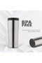 Leakproof Vacuum Double Layer Steel Cup Thermos 480 ml 6 Hours Hot / 12 Hours Cold - Metallic Gr - 2