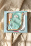 Little Gentleman Series 3-Piece Luxury Cotton Baby Bib - Mint Green and Beige Teddy Bear Patterned Liquid - 3