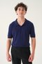 Regular Fit Polo Neck T-Shirt |   Knitwear Casual Men