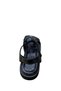 Women's Flat Thick-Soled Ankle-Strap Genuine Leather Sandals - 5
