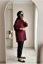 Women's Leopard Patterned Comfortable Fit Hijab Tunic - 5
