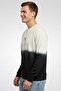 Men Crew Neck Embroidered Long Sleeve Sweatshirt, Multicolor - 5