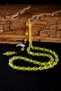 10X12 mm Sülün İmame Yellow Dice Amber Prayer Beads-Serkan President Master Crafted Prayer Beads