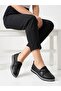 Women's Black Orthopedic Soft Sole Stylish Comfortable Daily Shoes