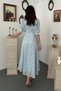 Bow-Tie Patterned Long Dress - 5