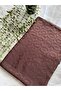 Minel Scarf Monogram Patterned Ayrobin Fabric Cotton Jacquard Shawl – Suitable for All Seasons with 8 Color Options - 3