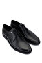 Men's Genuine Leather Black Analin Classic Shoes - 2